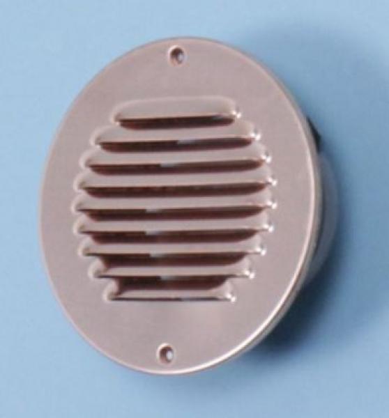 Lüftungsgitter Kupfer Rund Stutzen DN 125 incl. Dichtung, Schrauben, Dübel